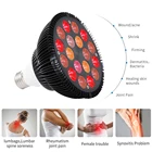 Red Light Therapy Lamp 54W LED Infrared Light Therapy Device 630nm 660nm 810nm 830nm 850nm For Pain Relief, RED LED Grow Bulbs