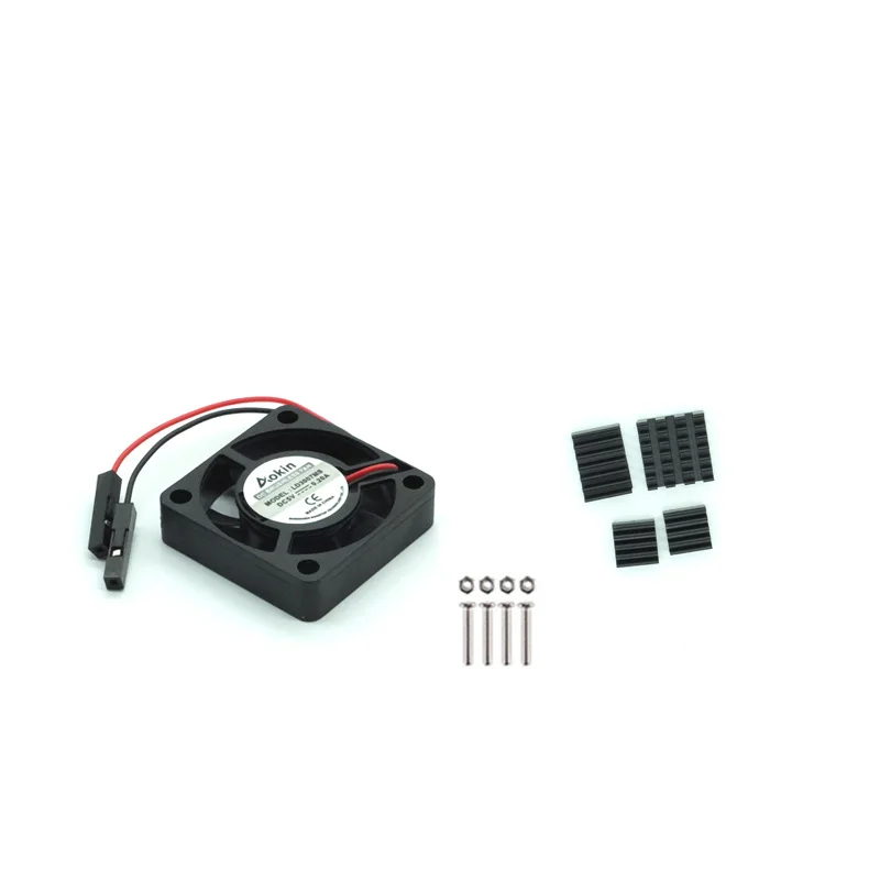 

Raspberry Pi 4 Model B ABS Case Plastic Box White Shell Classic Design with Fan with Heatsink for Raspberry Pi 4