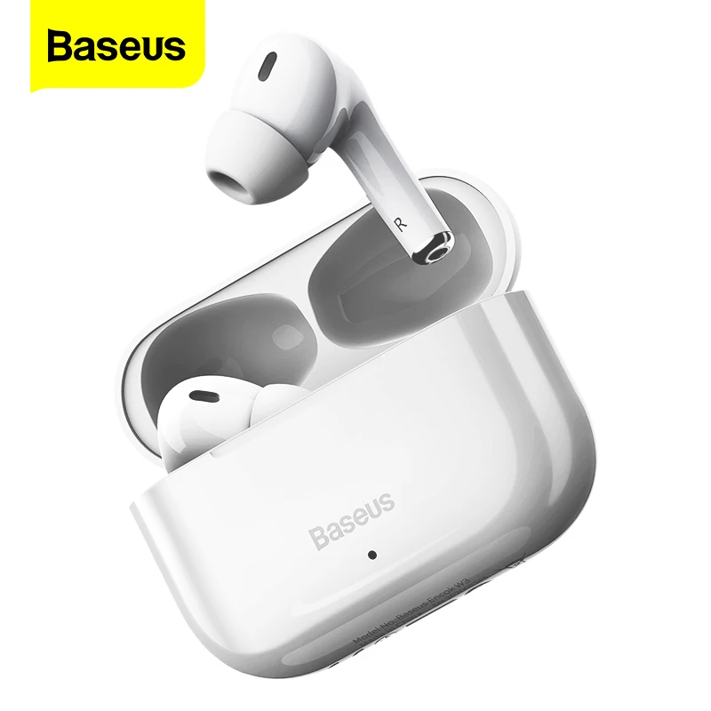 

TWS наушники Baseus W3, беспроводные наушники-вкладыши с поддержкой Bluetooth 5,0, HD наушники с сенсорным управлением, гарнитура для iPhone, Xiaomi