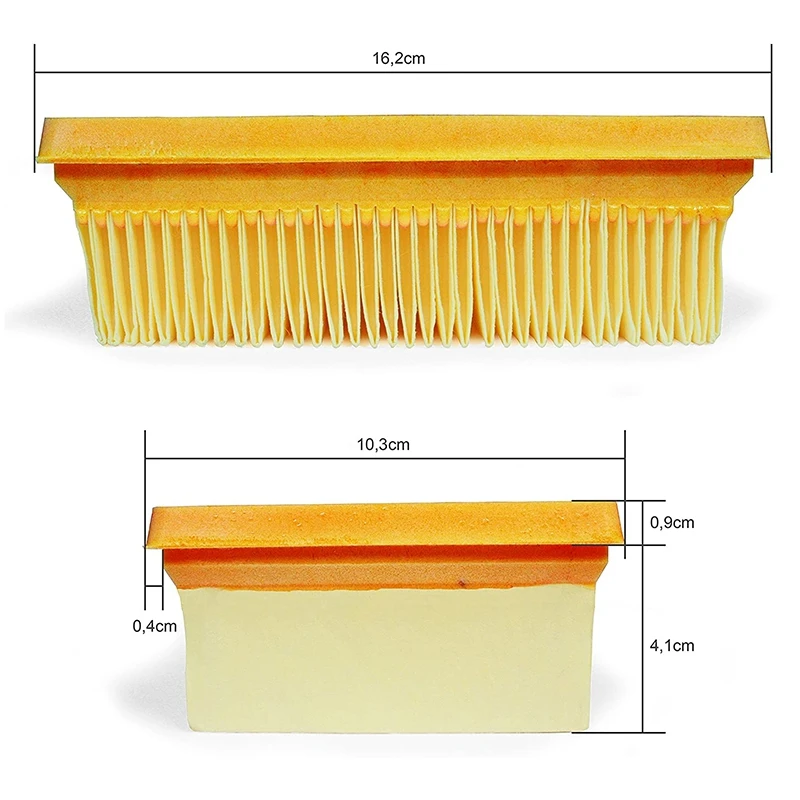 

5Pcs Filter for KARCHER MV4 MV5 MV6 WD4 WD5 WD6 Wet and Dry Vacuum Cleaner Spare Part Number 2,863-005,0 Liver Filter