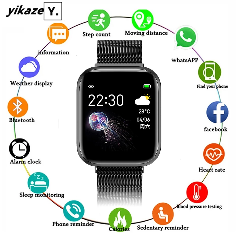 Спортивные Смарт часы I5 для мужчин фитнес трекер водонепроницаемый браслет