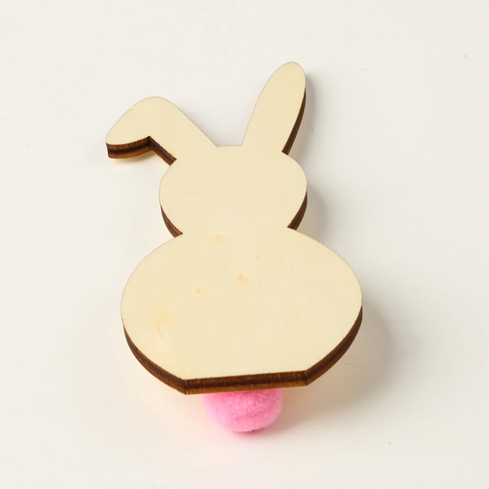 Деревянный кролик в скандинавском стиле поделки сделай сам пасхальные домашние