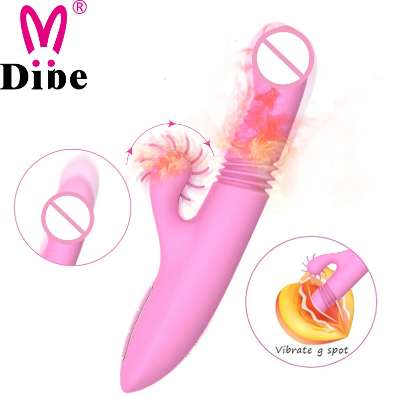 DIBE 7 Частотный массажер с палочкой Вращающийся язык Стимулятор клитора