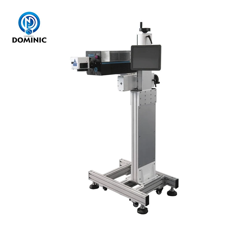 

10.2um flying CO2 laser marking machine for laminating products PE/PP packing bags