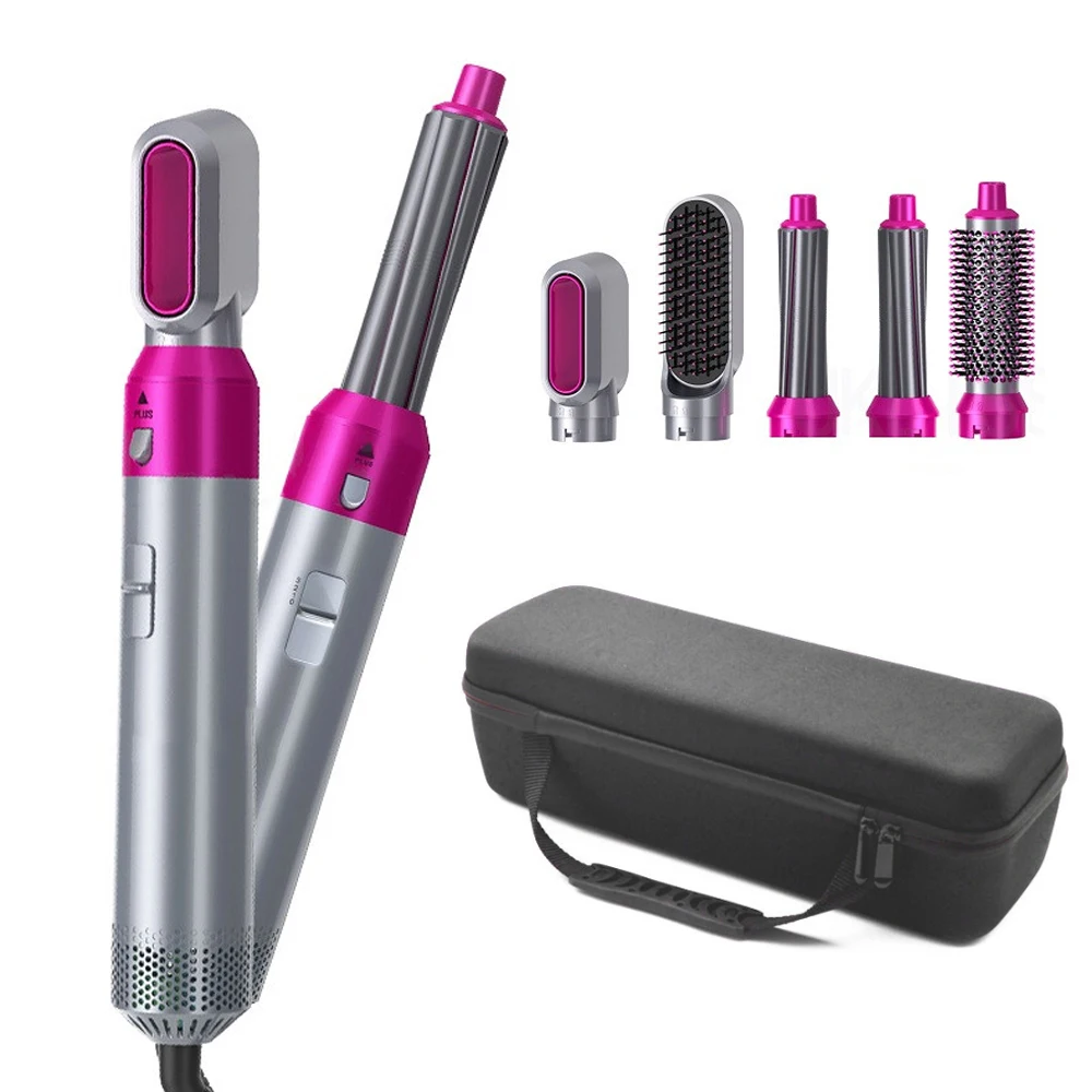 

Одношаговая щетка для волос, вращающийся фен, Расческа с горячим воздухом, щетка для выпрямления волос, щипцы для завивки волос, электрическ...