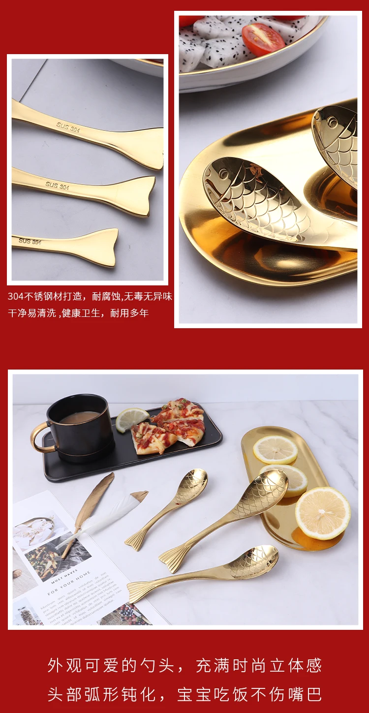 Ложка из нержавеющей стали для еды в западном стиле 304 | Дом и сад
