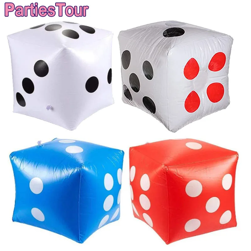 

Casino Theme Party Inflatable Dice Balloon Playing Cards Dice Balloons Toy for Las Vegas Party Casino Night Birthday Party Decor