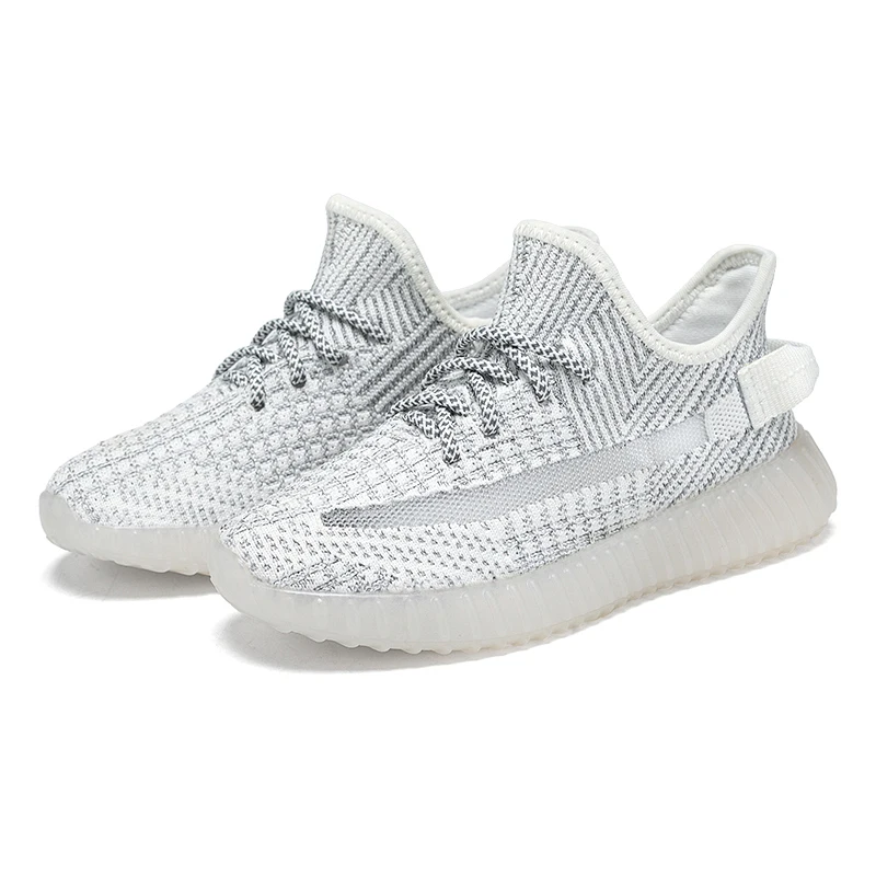 

Всесезонные модные детские Легкие дышащие кроссовки, детская обувь для девочек и мальчиков, унисекс, светящаяся обувь, 28-38