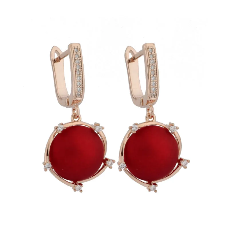 

New Trend 2021 Round Pearl Dangle Earrings For Women Wedding Jewelry Gift to Girlfriend Temperament Cubic Zircon Eardrop