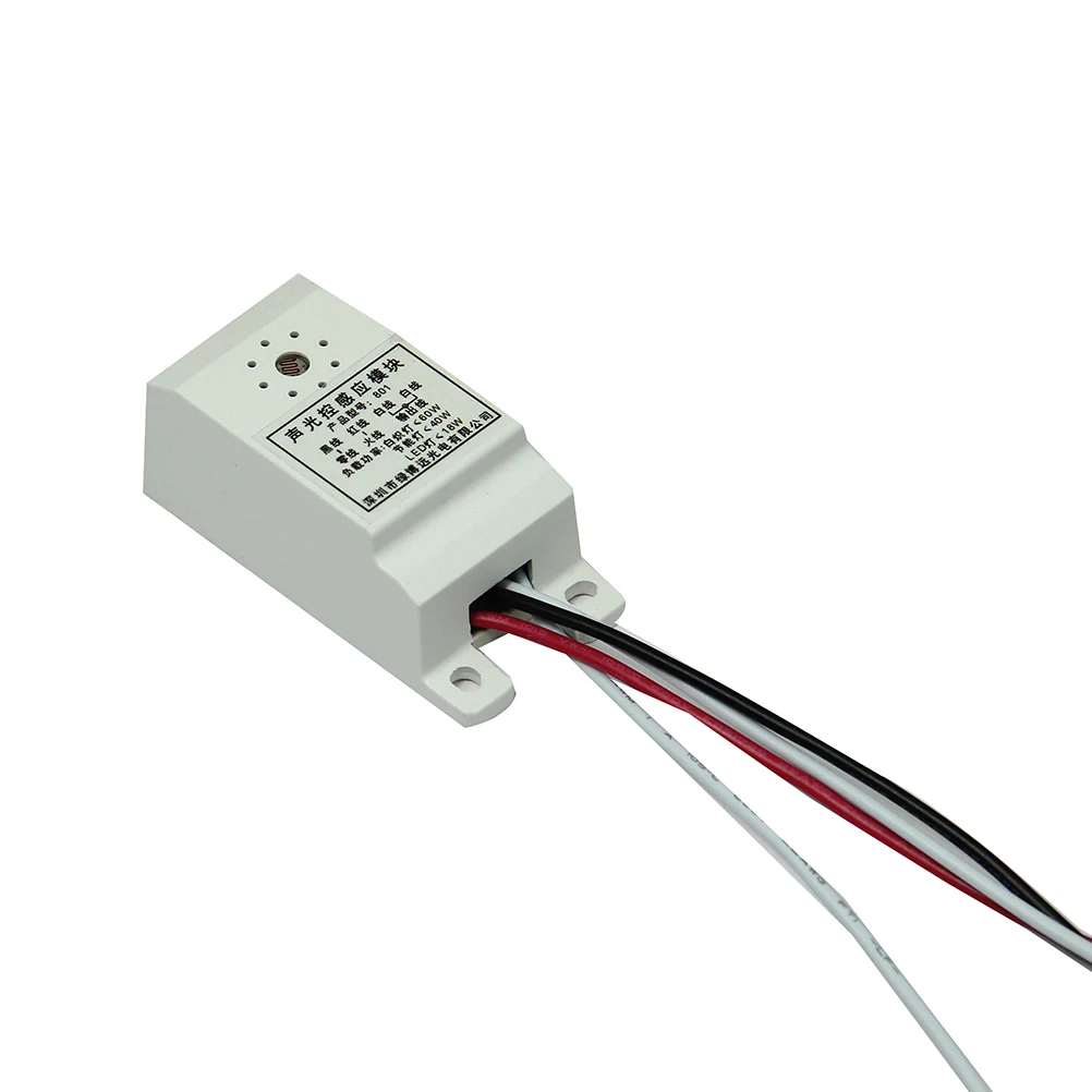 1 предмет 55 DB 85 дБ Автоматическое включение/выключение света звук голоса Сенсор