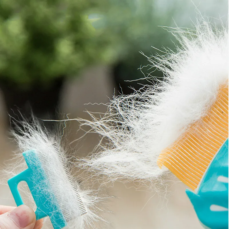 Новый кошачий гребень в форме ракушки для волос кошек специальный открытый узел