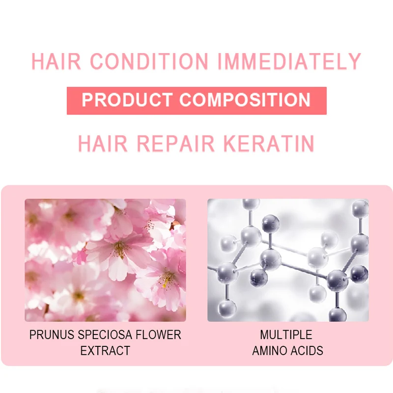 

Magical Nourishing Hair Mask Repair Damage Restore Soft Hair Improves Split Ends Frizzy & Smooth Treatment Hair Conditioner TSLM