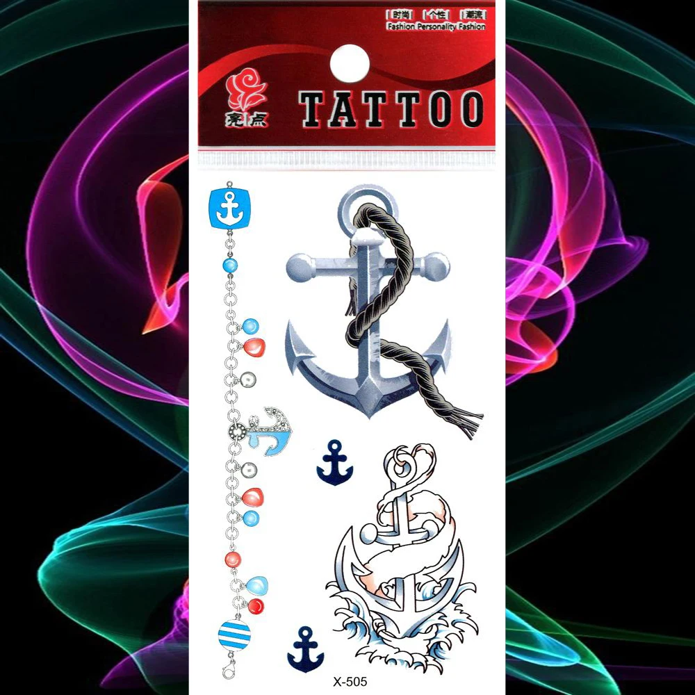 Модные водонепроницаемые татуировки Временные боди арт руки на плечо наручные