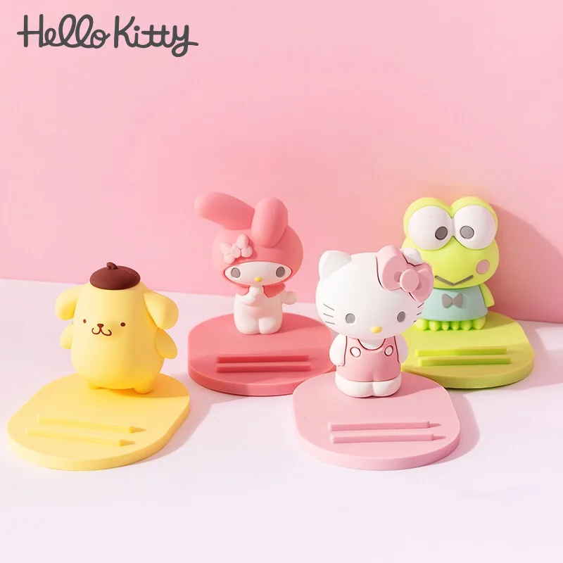 Sanrioed Kawaii My Melody Cinnamoroll Kuromi Милая настольная подставка аниме цирковая серия
