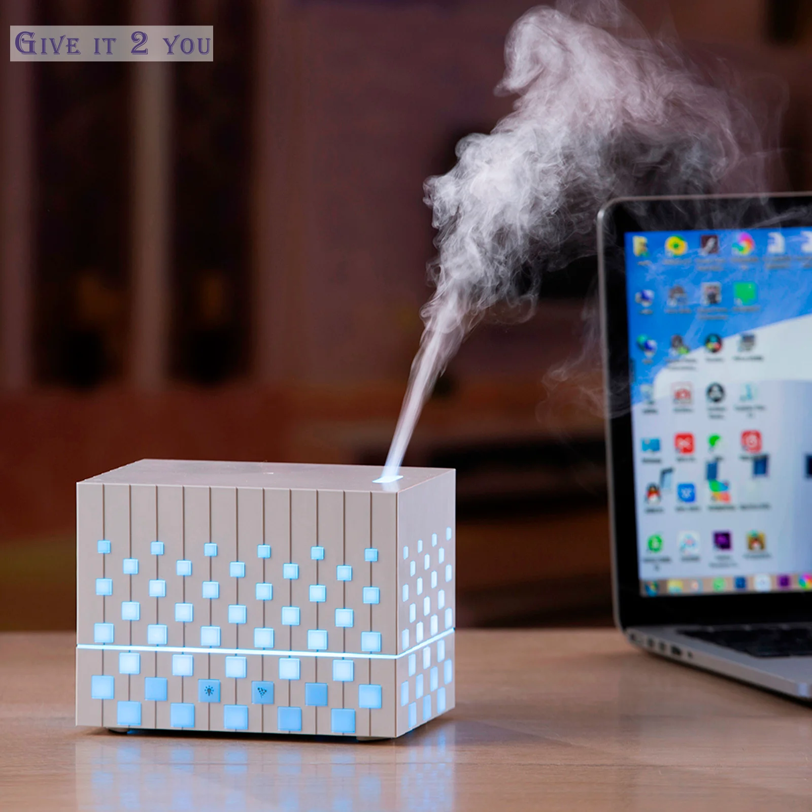 

Hot Sale Cool Mist Humidifier Mist Maker Air Purifier Design Essential Oil Aromatherapy Humidifier Diffuser With Colorful Light