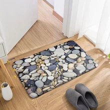 New Style 3D Cobblestone Flannel Door Mat Kitchen Bathroom Toilet Area Anti-Slip Mat For Floor Indoor Entrance Waterproof Rug New Style 3D Cobblestone Flannel Door Mat Kitchen Bathroom Toilet Area Anti-Slip Mat For Floor Indoor Entrance Waterproof Rug