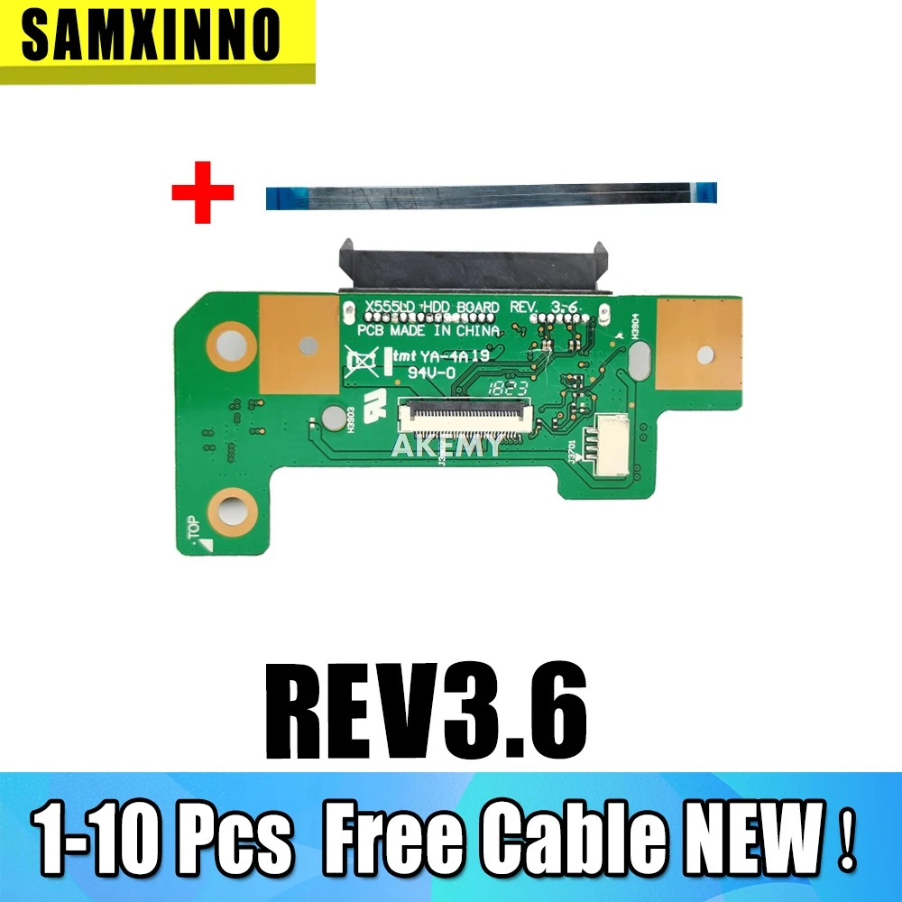 1 10 шт. для For Asus X555L X555LD ноутбук HDD жесткий диск плата REV: 3 6 100% протестированный