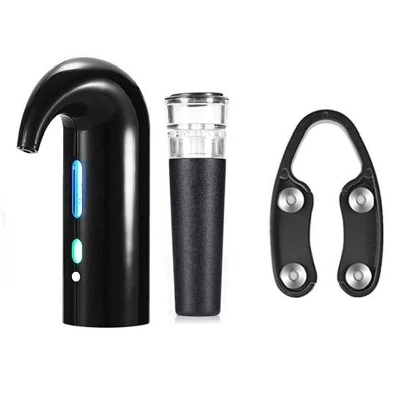 

Электрический винный аэратор заливщик портативный Декантер для вина, а также для розлива вина насос, для красный, белый вино, вино, окислени...