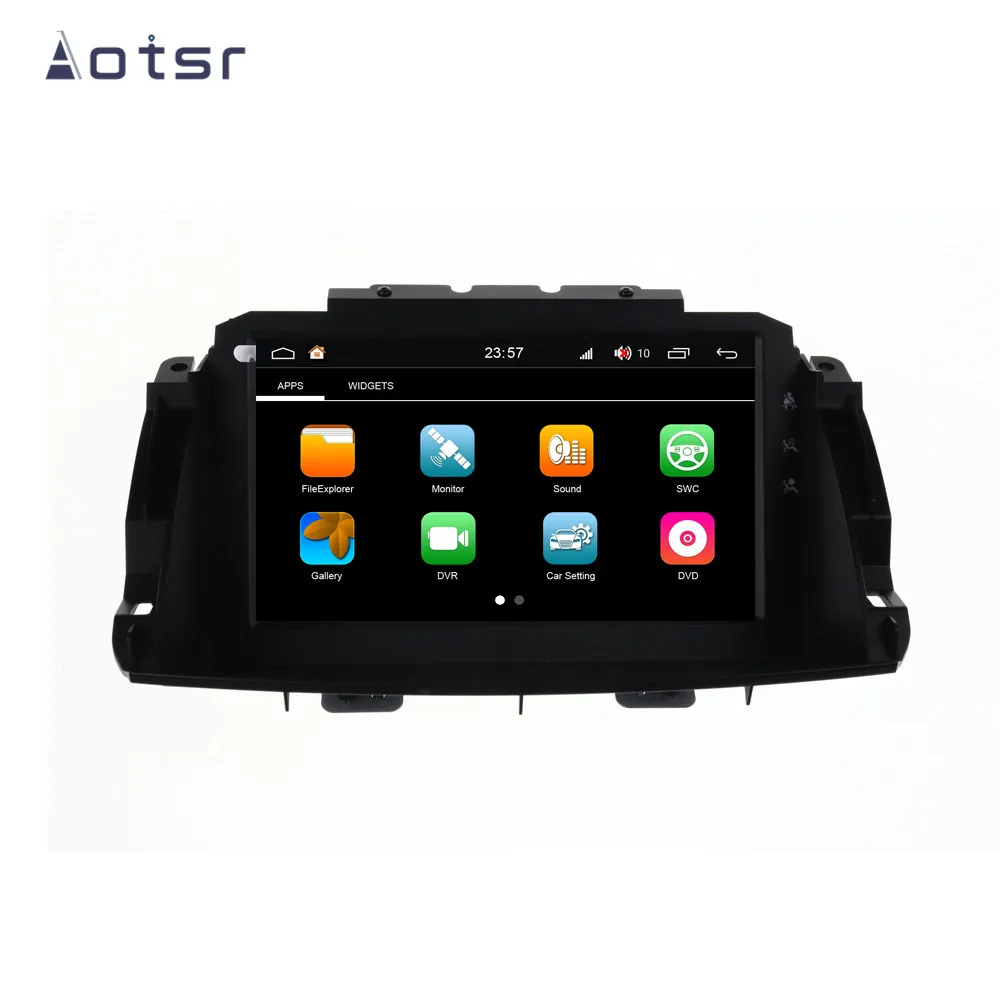 Автомобильный DVD плеер Aotsr Android 8 1 GPS навигация для Renault Koleos 2007 2014 мультимедийный 2 din