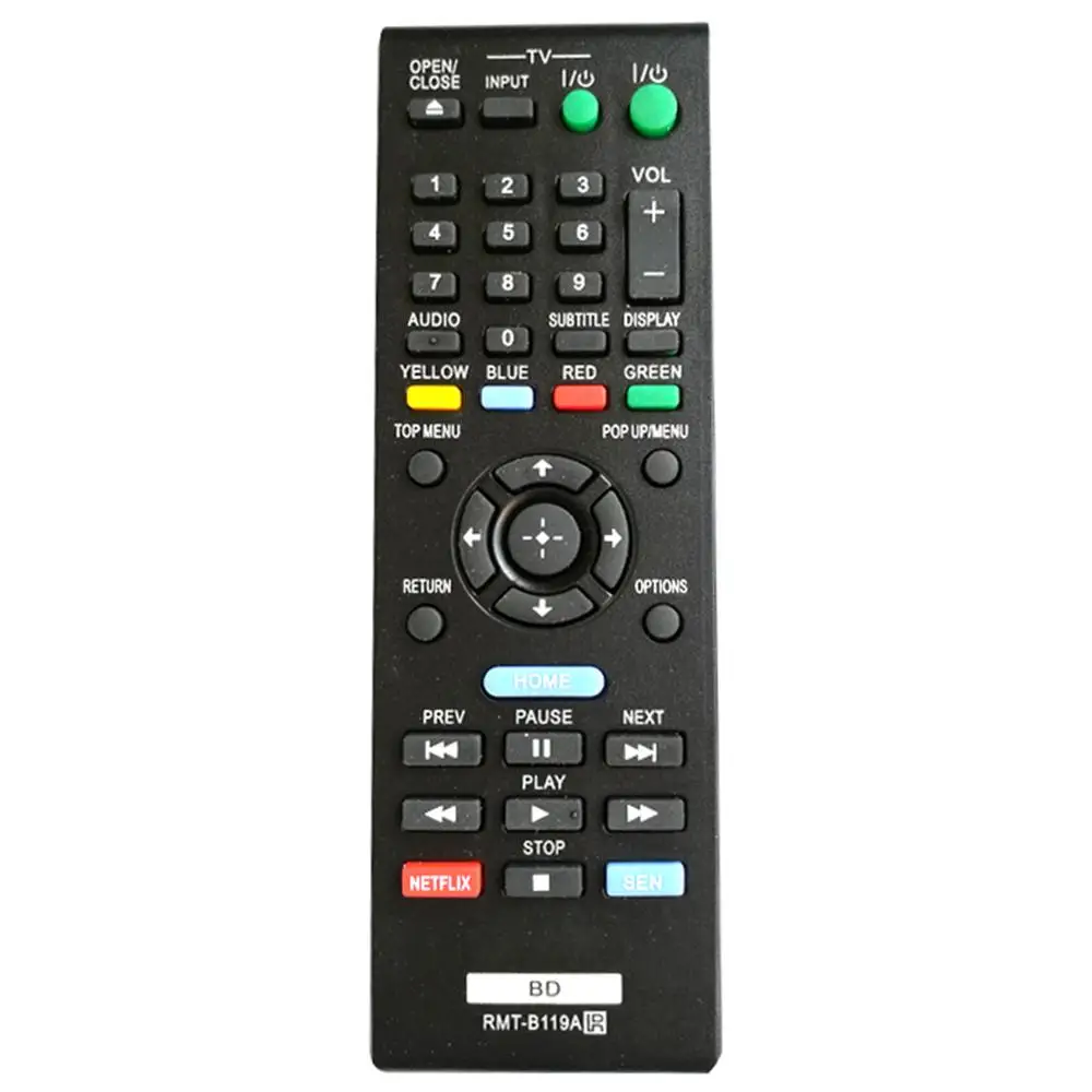 Новая замена RMT-B119A дистанционного управления для Sony Blu-ray диск DVD плеер BDP-BX59 BDP-S390
