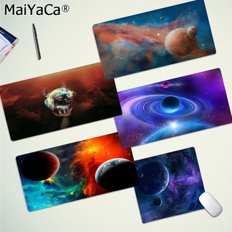 Новинка 2021 крутой новый игровой коврик с планетами для настольного ноутбука