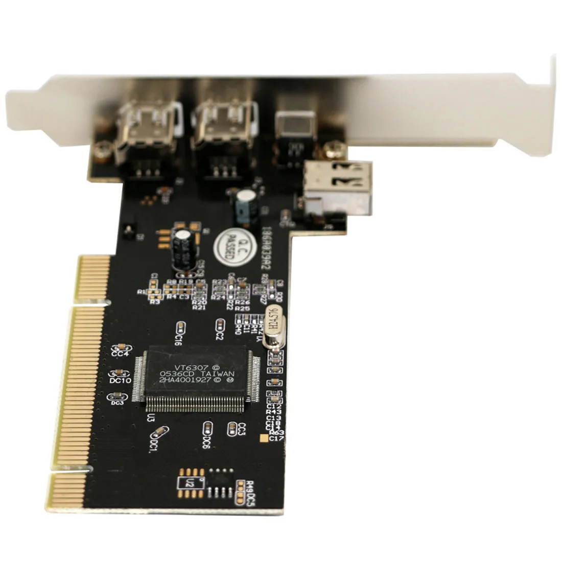PCI Combo 1394A 4 порта(3+ 1) Расширение карты адаптера PCI 3x6 Pin 1x4 Pin с кабелем IEEE 1394 для компьютера Firewire