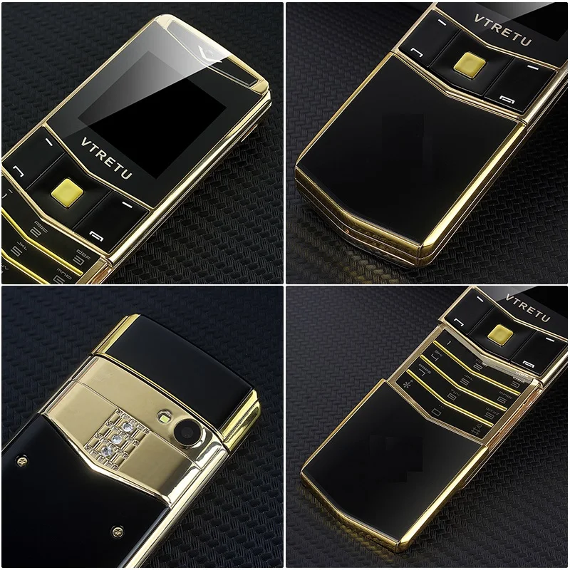 Роскошный Металлический фирменный телефон 2G GSM Специальный стиль деловой