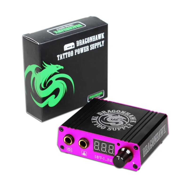 Новый дизайн Lcd мини блок питания для татуировки Dragonhawk тату машины питания|tattoo