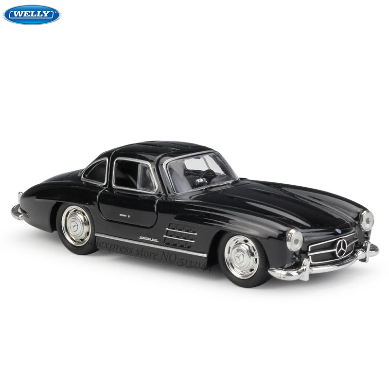 Mercedes Benz 300sl машинка чёрная