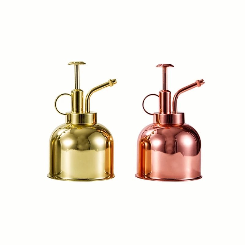 

300ml Mini Copper Plant Flower Watering Can Pot Spray Bottle Garden Mister Spray U7EA