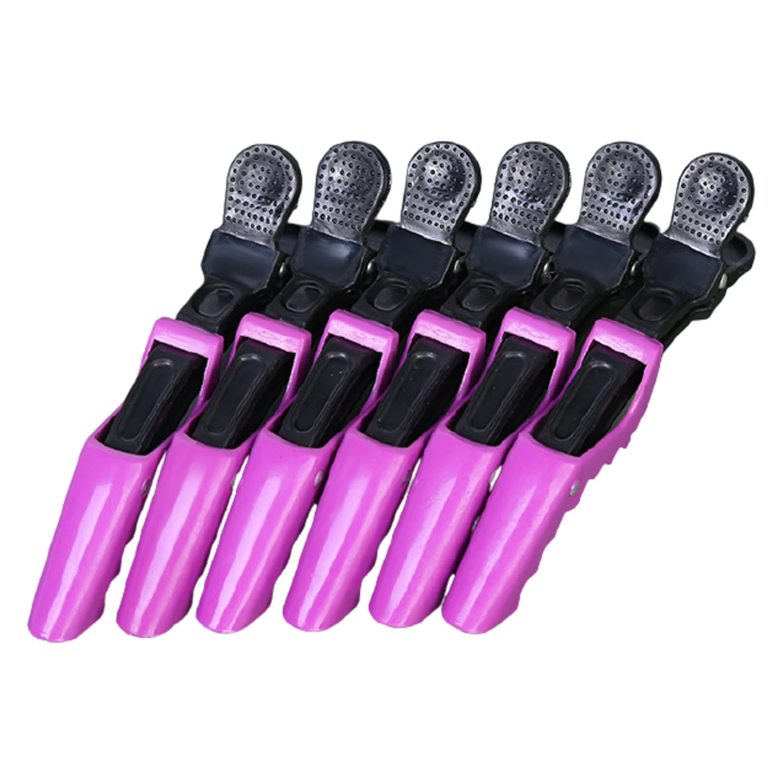 

6pcs Coloring Home Salon Hair Clips Face Washing Haircut Make-up Barber Shop Clamps Hairstyle Crocodile Styling Daily