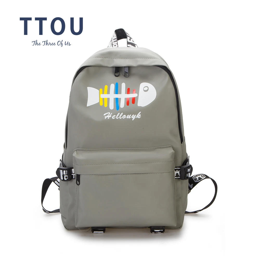 TTOU/Модные женские парусиновые рюкзаки с мультипликационным принтом Большой