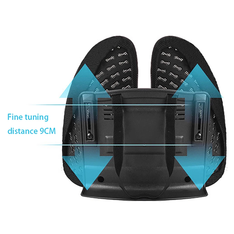 Offerte Universal Car Di Sostegno Per La Schiena Sedia Di Massaggio Lombare Supporto Della Vita Cuscino Ventilare Cuscino Pad Per Auto Home Office