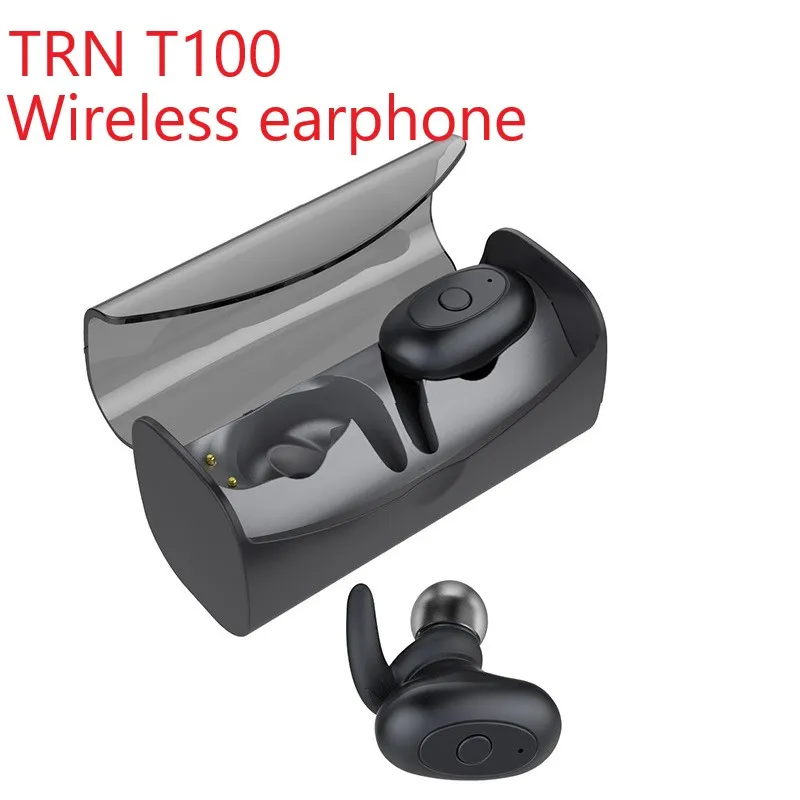 Высокое качество Новый TRN T100 беспроводной Bluetooth 5 0 мини зарядка кабина наушники HIFI