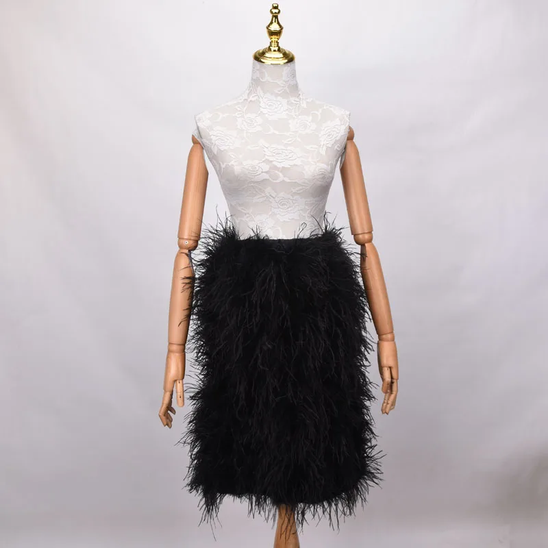 Рисунок 2 - Женское платье из страусиного меха