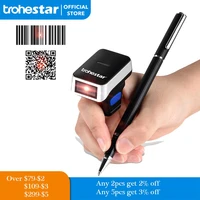 trohestar 1d2d wireless barcode scanner portable bar code reader pdf417 usb code scanner bluetooth compatibl for windows ios