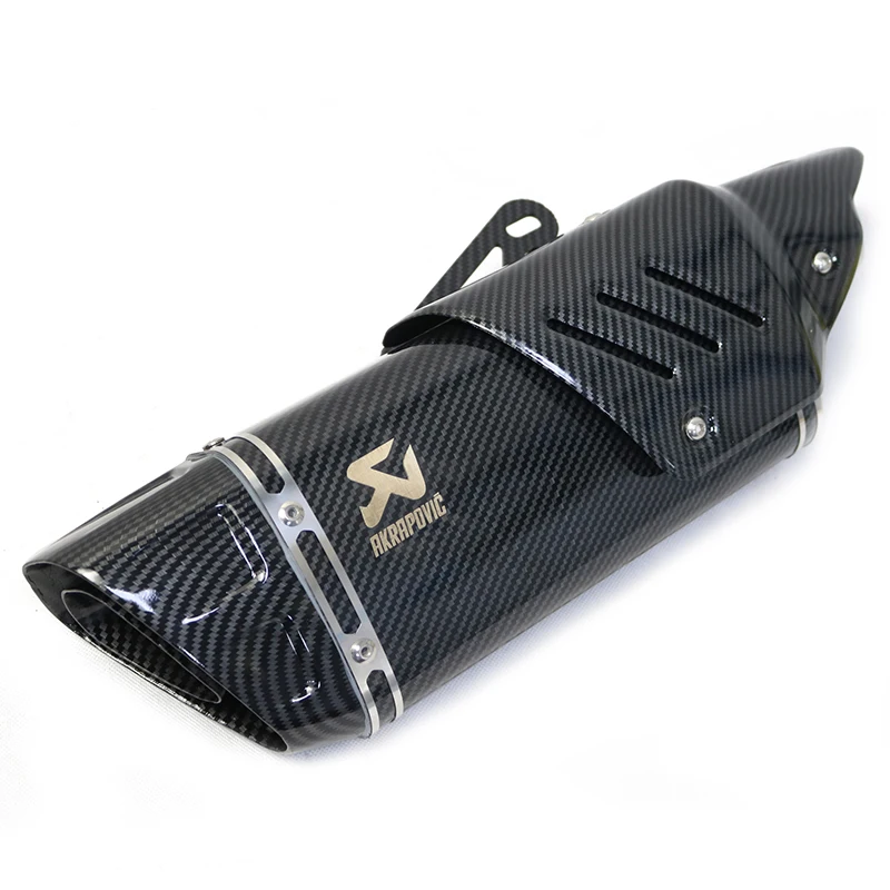 51 мм Новый Akrapovic мотоцикл глушитель поддельные копии углеродного волокна