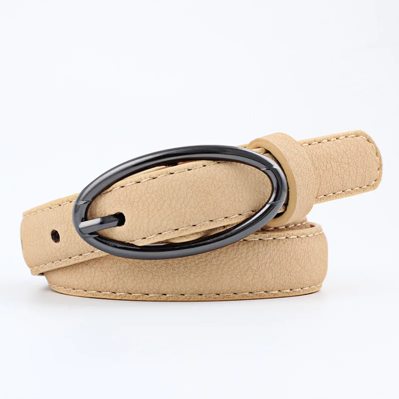 Женский винтажный ремень из искусственной кожи черный белый Круглый овальный