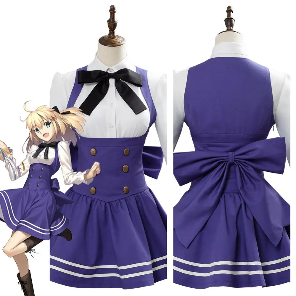 Fate Grand Order сабля для косплея костюм лилии платье Униформа полный костюмы