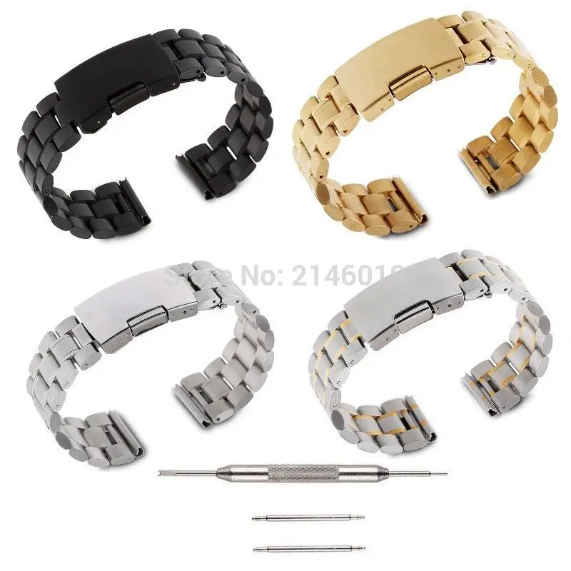 Ремешок для часов из нержавеющей стали 20 мм Samsung Galaxy Gear S2 Classic SM-R732/Gear Sport/Moto 360 2nd 42