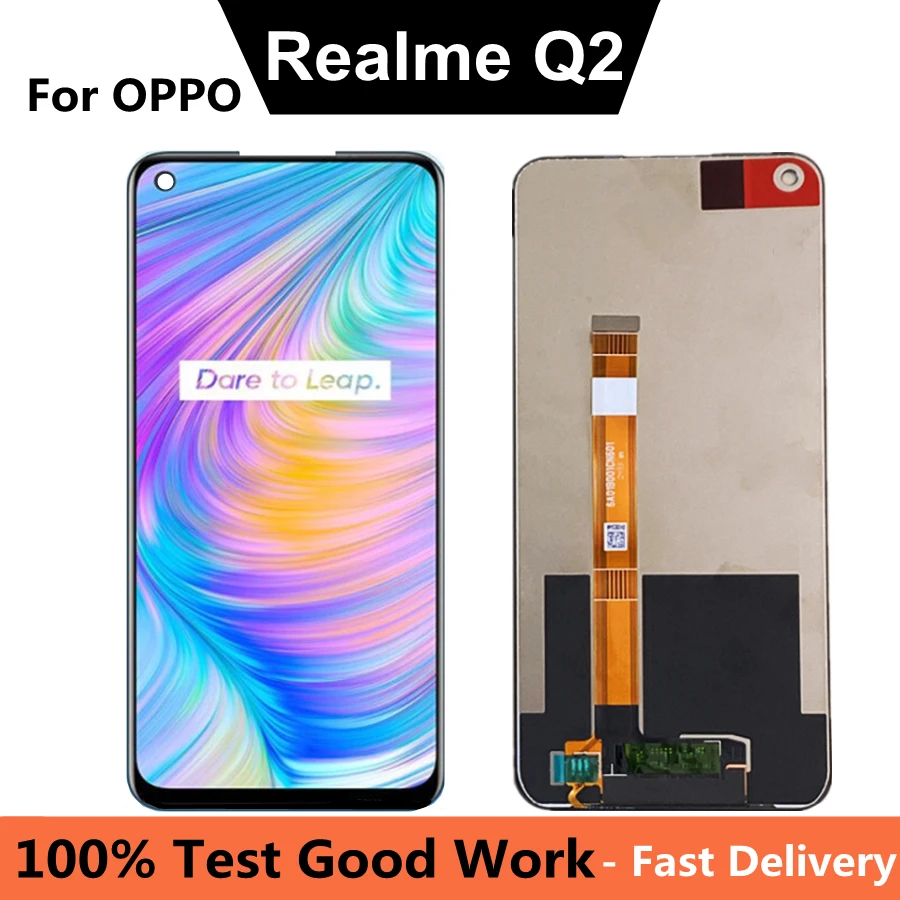 

6.5'' For Oppo Realme Q2 RMX2117 Lcd Display Screen Touch Panel Digitizer For Realme Q2 Display Replacement