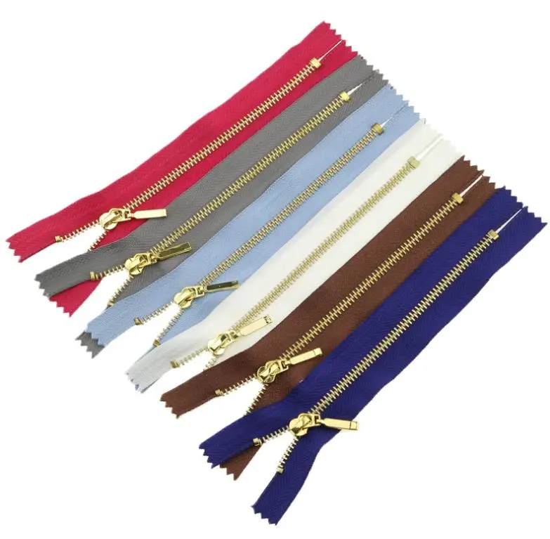 5 шт./лот длина 15 см цветные металлические застежки-молнии для шитья джинсовой