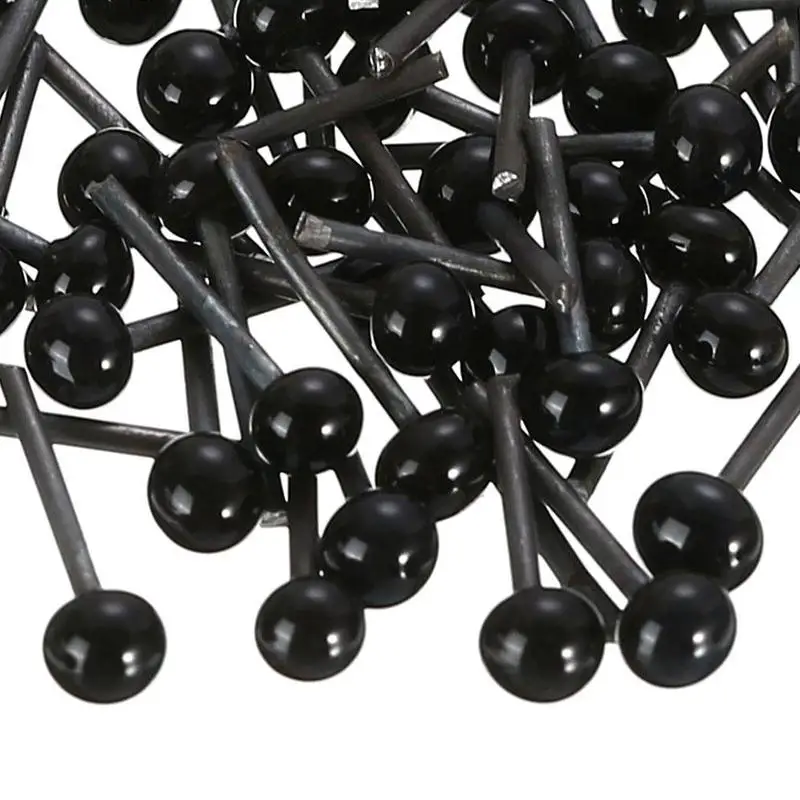 

50Pcs Glass DIY Round Eyes Kits 2/3/4mm Assortment For Needle Decoys Dolls Sewing