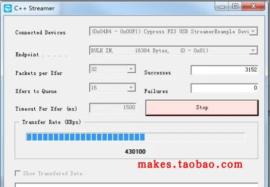 Макетная плата CYUSB3014 USB3.0 + FPGA UVC высокоскоростная AD CMOS Мини-плата сбора данных |