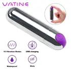 Женский Вибратор для мастурбации точки G, с USB-зарядкой, мини-Стимулятор клитора, эротические секс-игрушки, секс-шоп