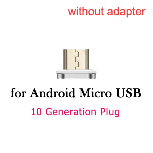 Магнитный адаптер CANDYEIC для iPhone 11 Pro Max XR XS Android type C Micro USB 2,0 адаптер быстрой зарядки - Цвет: 10G Plug for Micro