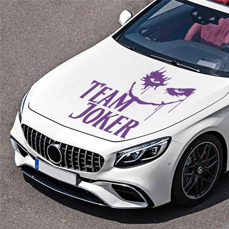 1 шт. команда Джокер клоун капот автомобиля Стикеры кузова гоночных Боковая дверь
