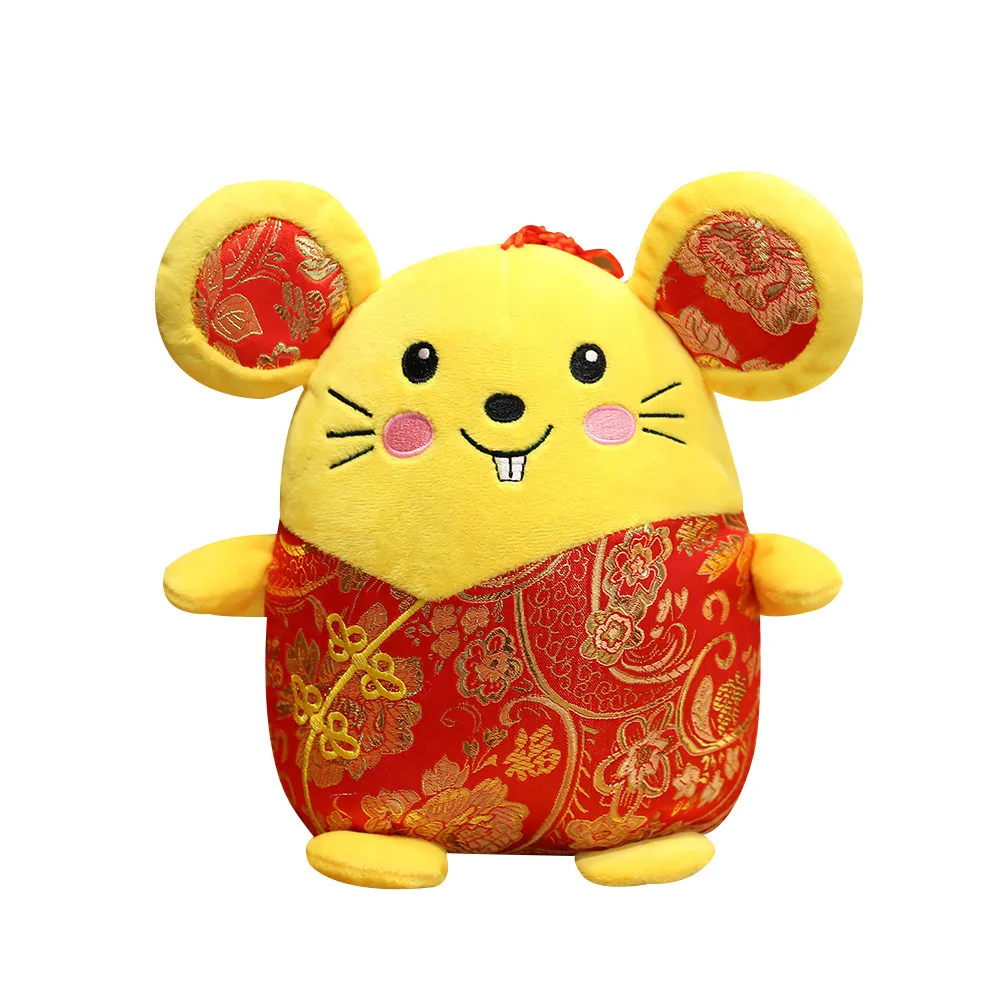 Плюшевая игрушка год талисман крысы 2020 Праздничная Новая династия Тан Фортуна
