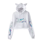 Классические топы с рисунком аниме Raya and the Last Dragon-худи с кошачьими ушами для девушек, женские толстовки, свитшот, индивидуальная сексуальная одежда, милые пуловеры