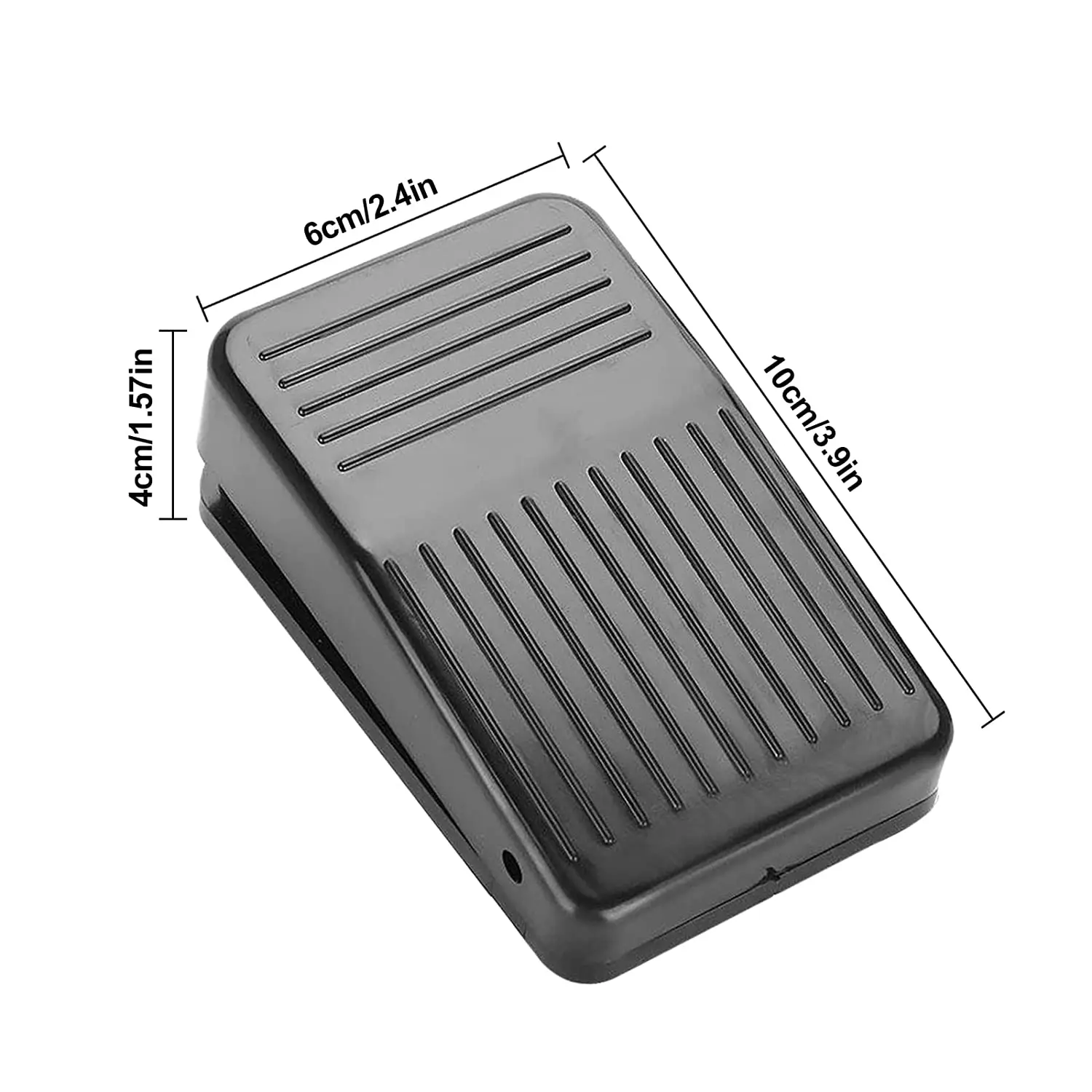 Горячая Распродажа черная пластиковая татуировка педаль компактная